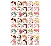 Composition Notebook: College Ruled Kawaii Sushi Cover 100 Pages