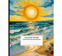 Composition Notebook College Ruled Landscape Sea Cover: For Students, Teens, and Writers | Aesthetic Beach Journal for School Notes, Daily Writing, or Journaling
