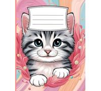 Composition Notebook:: College Ruled Lined Journal | cute cat, notebook, adorable, girly girl, teenager