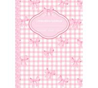 Composition Notebook College Ruled: Pink Gingham Coquette Bow Journal - Cute Pastel Aesthetic Notebook: Sweet Watercolor Pink Bows on Gingham Pattern - Ideal for Notes, School, or Daily Writing