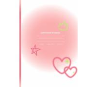 Composition Notebook College Ruled: Pink Graffiti Sketch Aura Aesthetic illustration | 121 Pages | College-Ruled | 6x9 Inches | White Pages | Dotted ... | Back to School, Office, College, Work