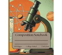 Composition Notebook: College-Ruled Science Notebook with Vintage Lab Illustration - 120 Pages for Note-Taking, Journaling, or STEM Classwork