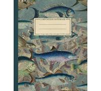 Composition Notebook College Ruled: Sea Fish & Coral Vintage Illustration | Underwater Life Aesthetic Journal for School, College, Office, and Work | Wide Lined | 110 Pages | Size: 7.5" x 9.25"