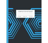 Composition Notebook: College Ruled Spiral Illustration Aesthetic Journal for College, School, Office & work