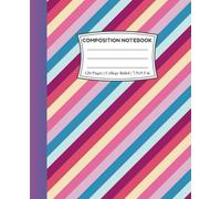 Composition Notebook College Ruled: Vibrant Stripes | A Notebook Full of Color and Creativity | For School, College, Office or Work