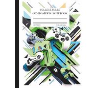 Composition Notebook College Ruled: Video Game Design, 150 pages , 7.5 inches x 9.75 inches for kids, Boys, Teens, and Adults
