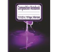 Composition Notebook - College, School, Employee & Work Ruled: Ruled Writing Notebook | College, School, and Employee Lined paper Pad | ideal for ... & Journals | 110 Pages | 7.5X9.25 Inches