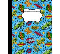 Composition Notebook: Colorful Comic Swears - 7.5 x 9.25" College Ruled, 110 Pages, School and Office Writing Journal
