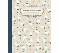 Composition Notebook: Concrete Porch Goose | Cozy, Whimsical Folk Art Journal | Cottagecore Aesthetic: College Ruled • 110 Lined Pages • Soft Matte Cover • For School, Writing, Journaling, & Sketching