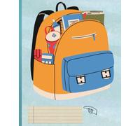 Composition notebook: Cool notebook/journal with cool backpack cover for kids| 110 pages, 7.5 x 9.25"