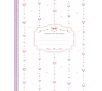 Composition Notebook: Coquette Hearts and Flowers - Pretty College Ruled Journal for Nature Lovers, Girls, Teens, Women, School, College & Work