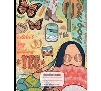 Composition Notebook: Country Pop, Wide Ruled, 7.5 x 9.25 inches, 100 Pages - Ideal for Gentle Minds, and Reflective Writing ( Notebook )