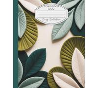 Composition Notebook - Cozy Collection: 200-Page Wide-Ruled | Warm Knit, Woven & Embroidery-Inspired Designs | 7.5” x 9.25” Paperback for Everyday Writing (Felted Leaves 2)