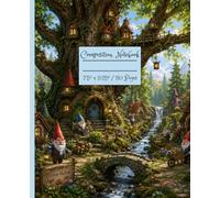 Composition Notebook: Cute Gnome Village Journal for kids of all ages/110 pages/7.5"x9.25"