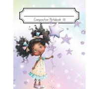 Composition Notebook: Cute Little Girl Design, Wide-Ruled Lined Numbered Pages, Index Page, Elegant & Aesthetic Journal for Woman, Teens, Girls, ... to School, College, University, Work, Office.