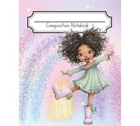 Composition Notebook: Cute Little Girl Design, Wide-Ruled Lined Numbered Pages, Index Page, Elegant & Aesthetic Journal for Woman, Teens, Girls, ... to School, College, University, Work, Office.