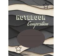 Composition Notebook: Cute Midnight waves/College Ruled/For School and Activities
