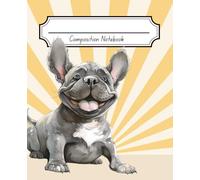 Composition Notebook: Cute Puppy Dog Design, Wide-Ruled Lined Numbered Pages, Index Page, Elegant & Aesthetic Journal for Woman and Men, Teens, Girls ... to School, College, University, Work, Office.