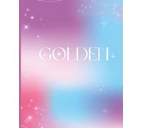 Composition Notebook: Cute Softcover Journal | GOLDEN Purple, Blue, and Pink With Star Details | College Ruled, 7.5 x 9.25, 100 Pages