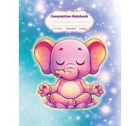 Composition Notebook: Cute Zen Elephant Cover · College Ruled · 7.5 x 9.25 in · 110 Pages