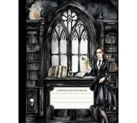 Composition Notebook: Dark Academia Aesthetic Journal for College Students & Teens | 110 College Ruled Pages (55 Sheets) | Soft Matte Cover | Size 7.5" x 9.25" | Danr3