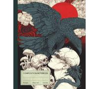 Composition Notebook: Dark Art & Creepy Illustration Notebook for Gifts, Office, School | College Ruled, 100 Pages, 7.5"x9.25"