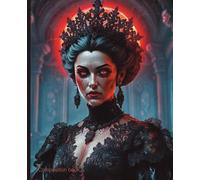 Composition Notebook: Dark Cyber Rococo Empress themed Notebook | College Ruled | Journal for planning, study, thoughts | 7.5 x 9.25 in, 100 Pages