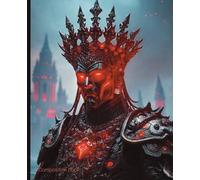 Composition Notebook: Dark Rococo Cyber Monarch themed Notebook | College Ruled | Journal for planning, study | 7.5 x 9.25 in, 100 Pages