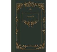 Composition Notebook - Dot Grid - Dotted, 110 College Ruled Numbered Pages 6x9 - Notebooks, Journals for School, Book Clubs, Home & Office: Aesthetic Noble Hyacinth Bumble Bee - Green Gold