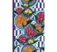 Composition Notebook Dot Grid Paper: A charming, vintage floral pattern with bouquets of daisies on a blue and white checkered background.: Cute ... For College, Students, School, Work, Office.