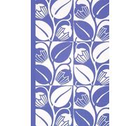 Composition Notebook Dot Grid Paper: A lovely vintage floral blue and white pattern in a geometric square style.: Cute Aesthetic Notebook For College, Students, School, Work, Office.