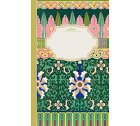 Composition Notebook Dot Grid Paper: Charming Chinese vintage floral illustration on a dark green background.: Cute Aesthetic Notebook For College, Students, School, Work, Office.