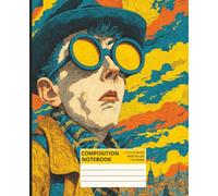 Composition Notebook - Dream in Color Beneath Starry Skies: Pop Art & Retro Sci-Fi Journal for School, Writing & Creative Minds | 1950s-Inspired Softcover, 110 Lined Pages, 7.5 x 9.25