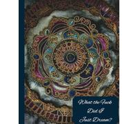 composition notebook Dream Journal: What the fuck did I just dream henna watercolor art mandala