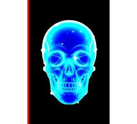 Composition Notebook: Ethereal Glowing Blue Skull | Celestial Crystal Ghost Aesthetic Illustration | 100 Pages Wide Ruled 6x9 | Gothic Spiritual Journal for Tarot, Dark Academia, and Mystery Lovers