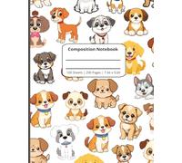 Composition Notebook for Boys and Girls: Cute Dog Themed Notebook | 100 Sheets / 200 Pages | College Ruled Journal for School, Writing, Notes, and Creative Ideas