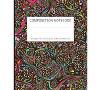 Composition Notebook for Creative Thinkers | 200 Pages | 7.5 x 9.25 in | 19,05 x 23,5 cm | College Ruled: Perfect for Students, Artists & Writers