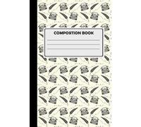 Composition Notebook For Creative Writing: 180 Cream Lined Pages, Typewriter Design, Beige.