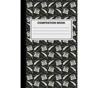 Composition Notebook For Creative Writing: 180 Cream Lined Pages, Typewriter Design, Black.