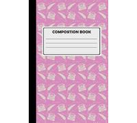 Composition Notebook For Creative Writing: 180 Cream Lined Pages, Typewriter Design, Pink.