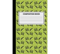 Composition Notebook For Creative Writing: 180 Cream Lined Pages, Typewriter Design, Pistachio Green.