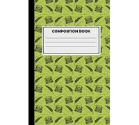 Composition Notebook For Creative Writing: 180 Cream Lined Pages, Typewriter Design, Pistachio Green.