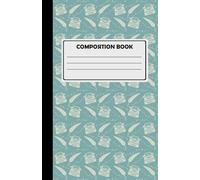 Composition Notebook For Creative Writing: 180 Cream Lined Pages, Typewriter Design, Soft Green.