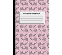 Composition Notebook For Creative Writing: 180 Cream Lined Pages, Typewriter Design, Soft Pink.