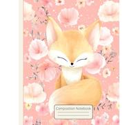 Composition Notebook for girls, kids, school, students and teachers: Fennec fox Design