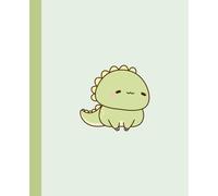 Composition Notebook for Students College Ruled: Cute Kawaii Dino, 110 Pages, 7.5" x 9.25", Gift for Students