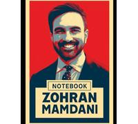 Composition Notebook for Students College Ruled School Notes Journal Zohran Mamdani NYC Mayor Illustration | Gift for Students | 8.5X11 in | 115 Lined Pages | Aura Farming Socialist Notebook for School, College & Everyday Notes