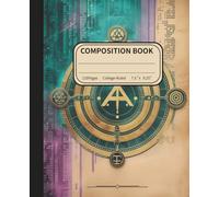 Composition Notebook for Students ,College Ruled School Notes,Vintage Coded Patterns & Programming Aesthetics