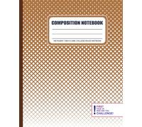 Composition Notebook for Students:: With WHO ARE YOU CHALLENGE 100 PAGES 7.5IN X 9.25IN, WIDE RULED NOTBOOK