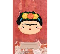 Composition Notebook for Women | Frida Kahlo Mexican, 5.5 x 8.5", 110 pages